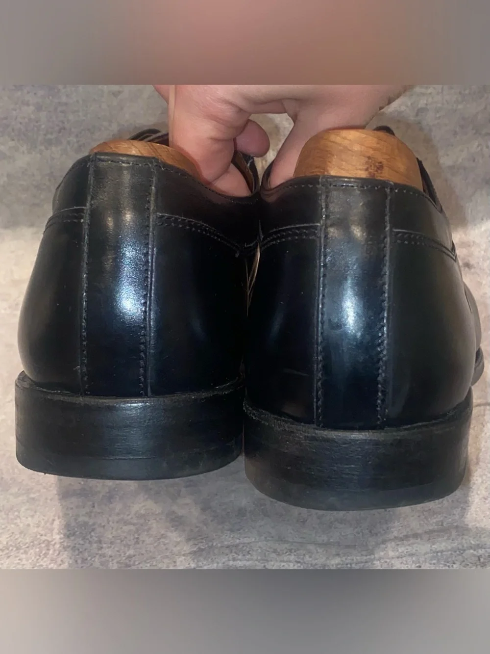 RECRAFTED Allen Edmonds Charleston Derby Blucher Lace Up Apron Toe 9.5 E USA